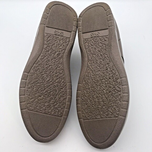 SAS Free Time Taupe Leather Women's 11.5N Shoes Comfy Lace Up Walking Sneakers - Picture 10 of 11